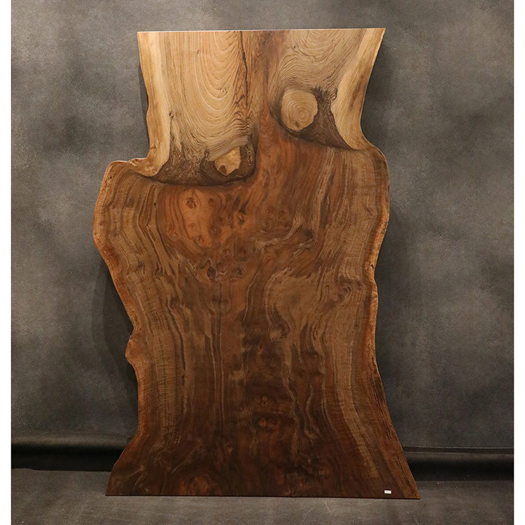 【SOLD OUT】一枚板　クラロウォールナット(杢)　318-5　(W150cm)