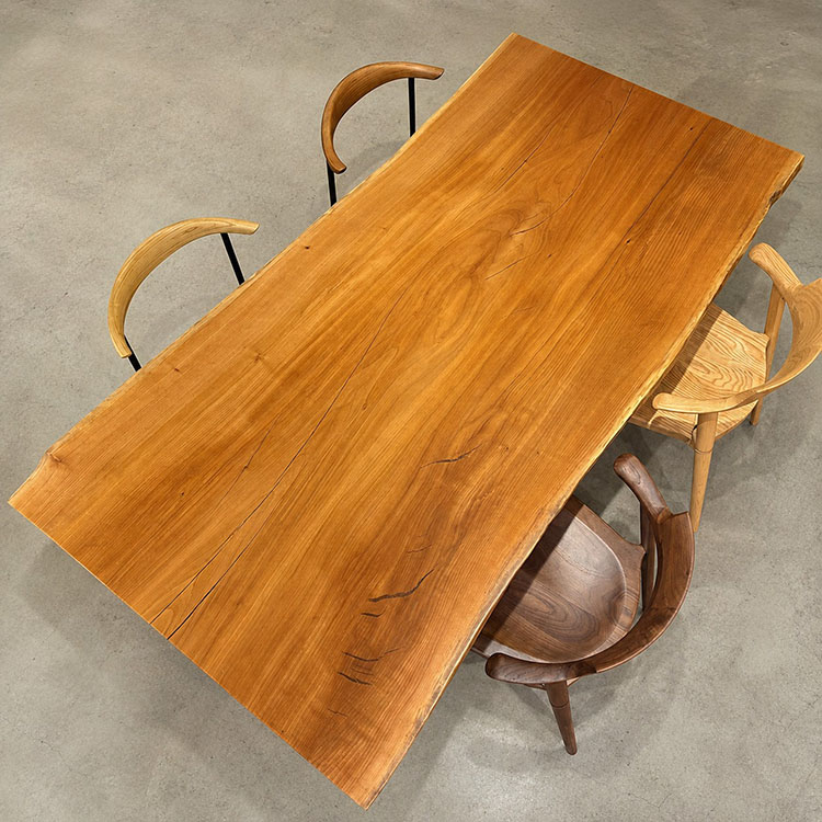 一枚板テーブル　カツラ　2051-10-1　（W200cm）　　