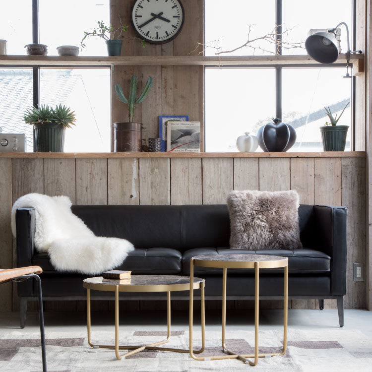 マーブルリビングテーブル