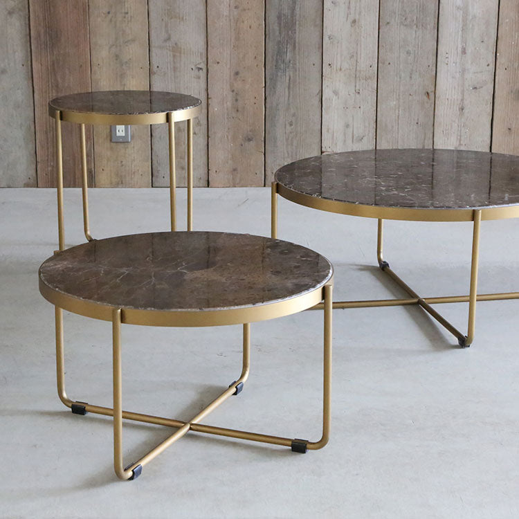 マーブルリビングテーブル