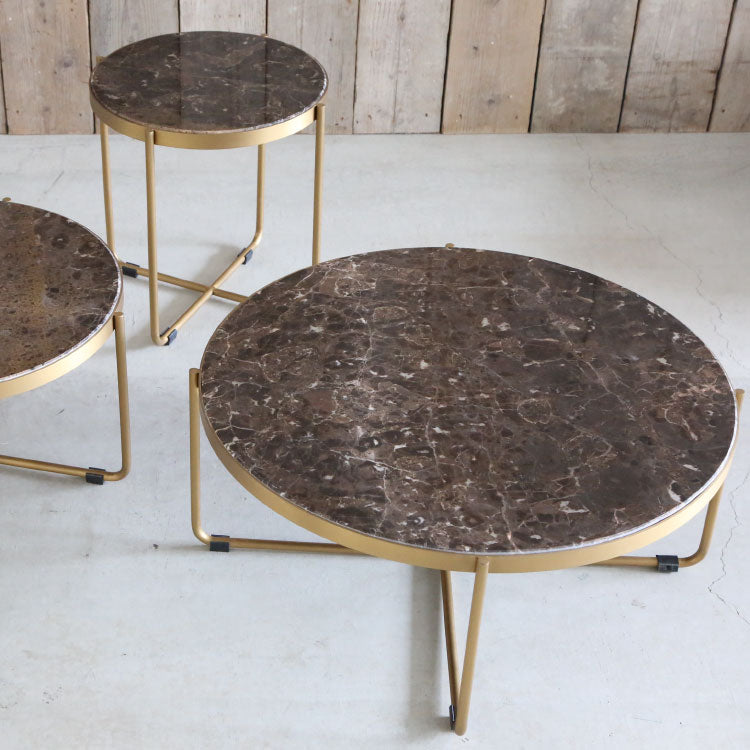 マーブルリビングテーブル