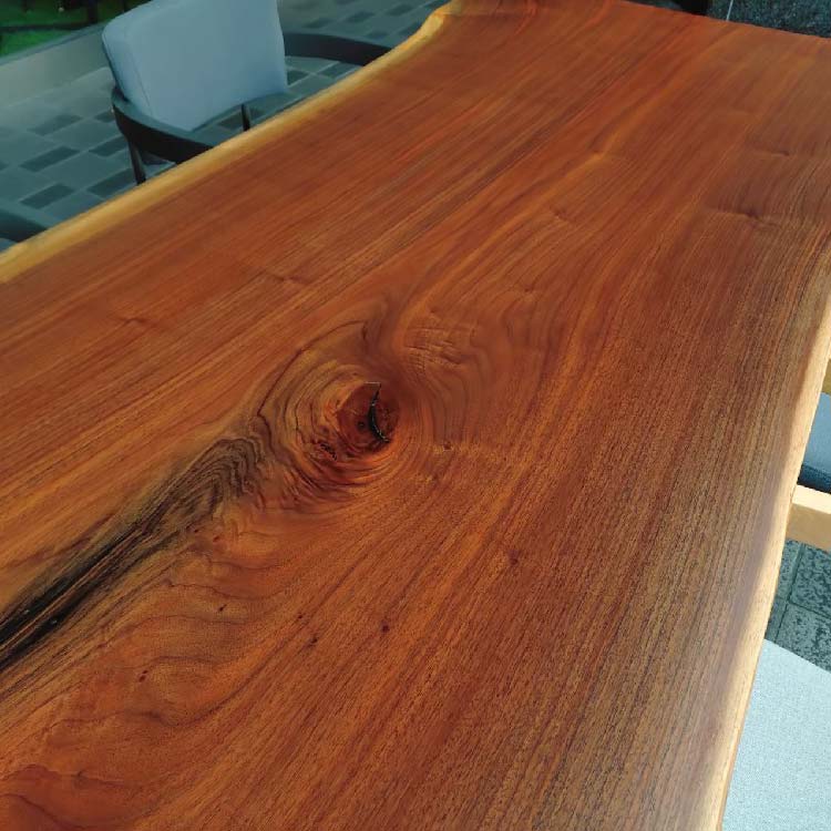 一枚板　ウォールナット　40313-12　(W220cm)　ダイニングテーブル