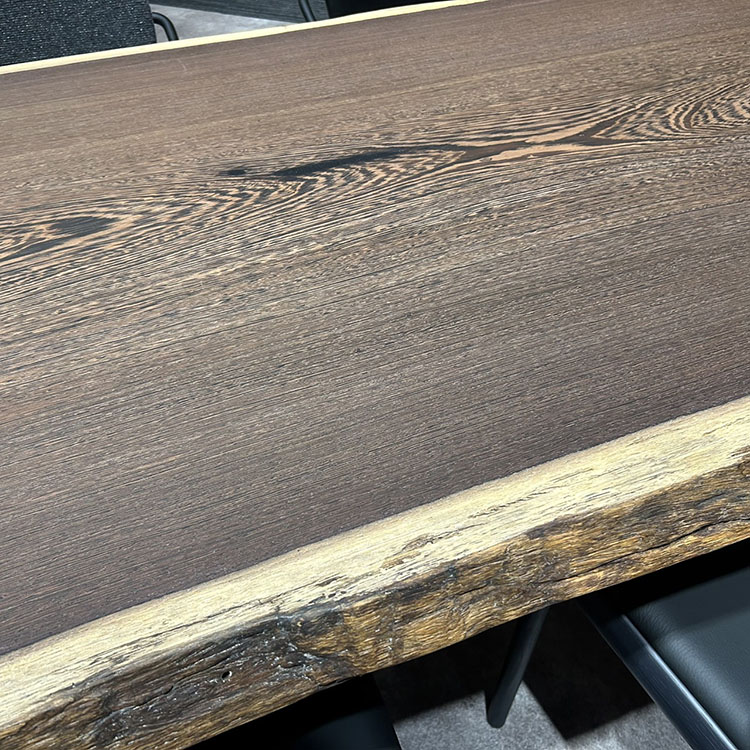 一枚板　ウェンジ　553-1/2-9-1　(W170cm)　ダイニングテーブル