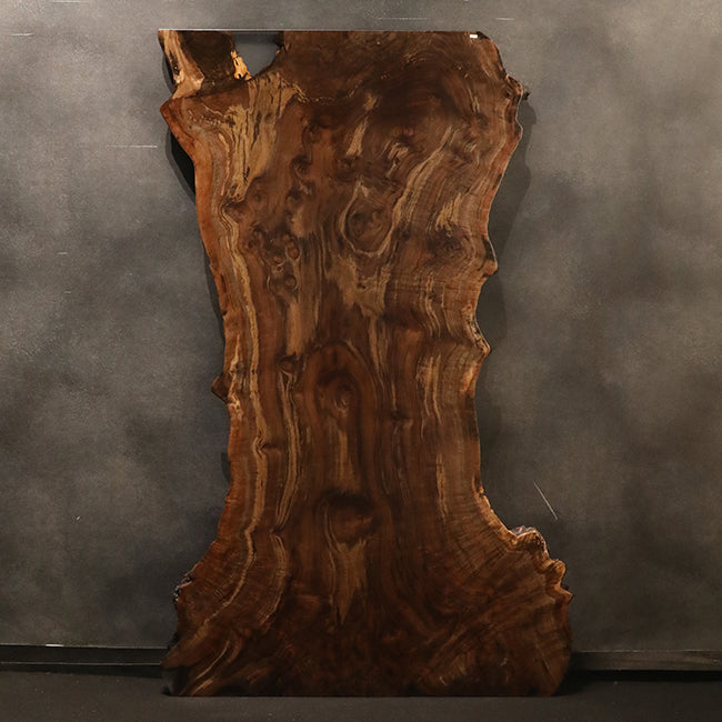 【SOLD OUT】一枚板　クラロウォールナット(杢)　357-3　(W180cm)