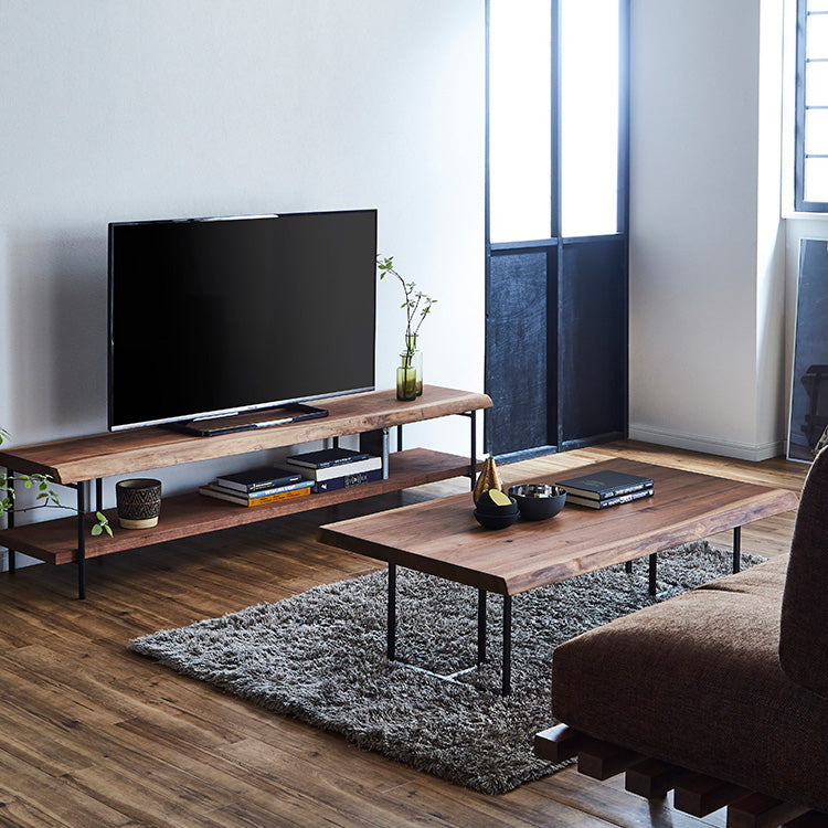 【ローテーブル用】MDスチール脚Ⅱ　ブラック　※2本1組