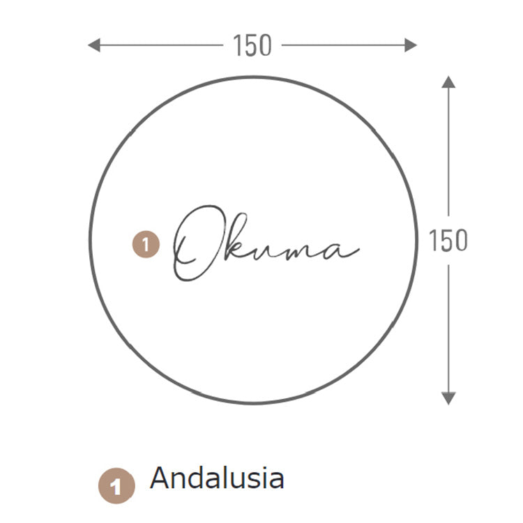 一枚板表札Ⅲ　円形