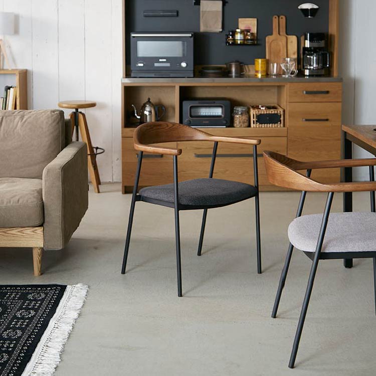 シーブ ダイニングチェア ブラウン