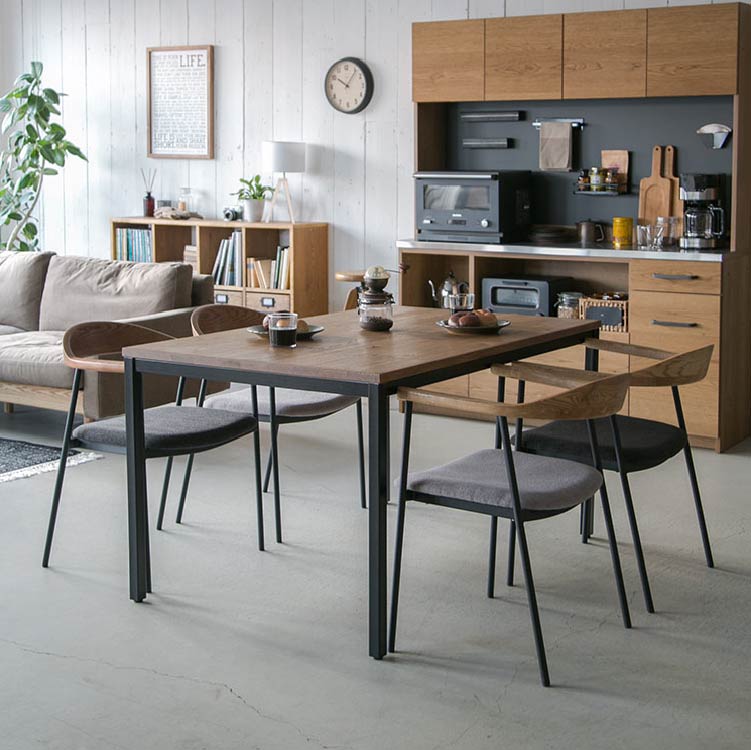 シーブ ダイニングチェア ブラウン