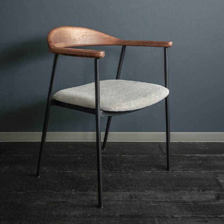 シーブ ダイニングチェア ブラウン