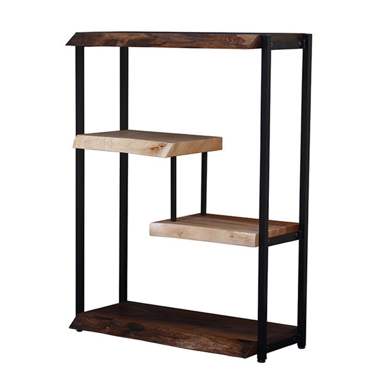 デルタ 違い棚シェルフ ウォールナット×トチ