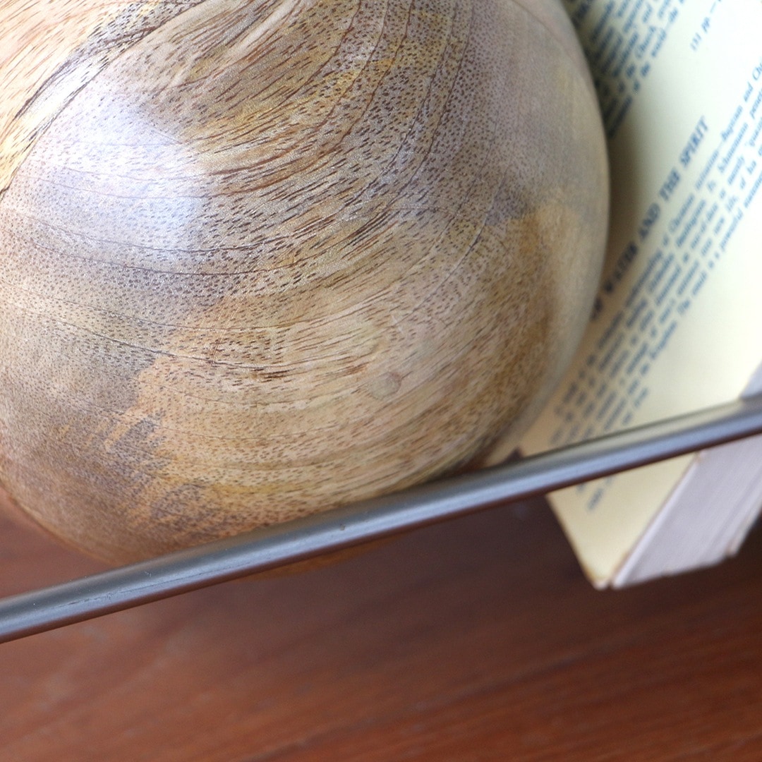 スロープブックエンド シルバー