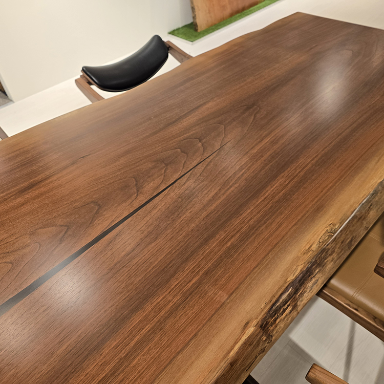 一枚板　ウォールナット　GZZ-187741-3　(W200cm)　ダイニングテーブル