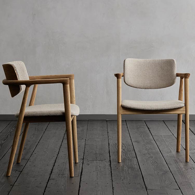 マルタ ダイニングチェア 肘付