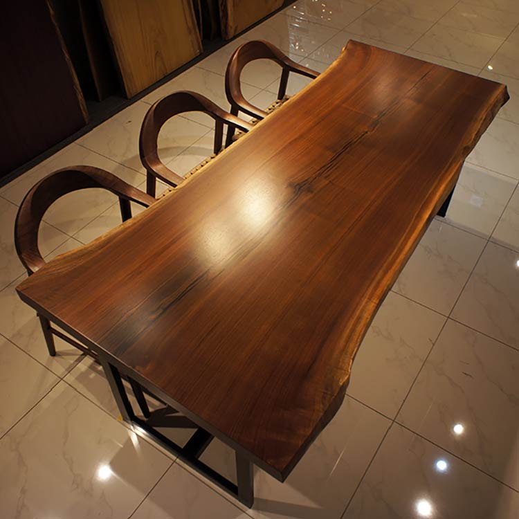 【SOLD OUT】一枚板　ウォールナット　1960-7　(W210cm)　ダイニングテーブル
