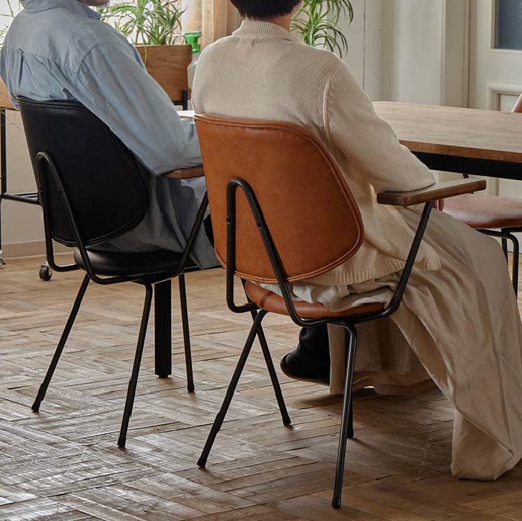 アボック ダイニングチェア 肘付