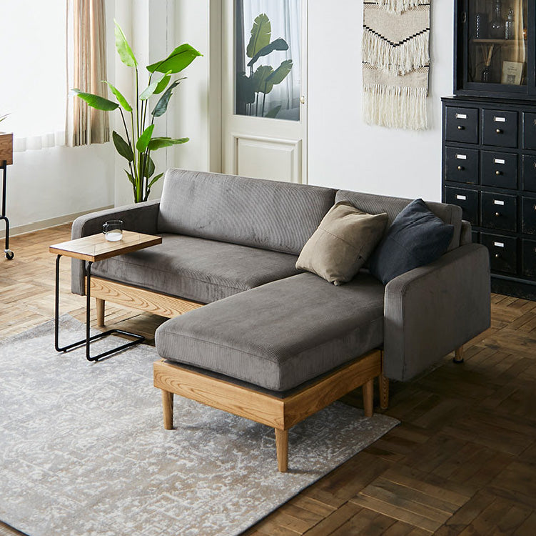 フリート カウチソファ コーデュロイライオンバーク