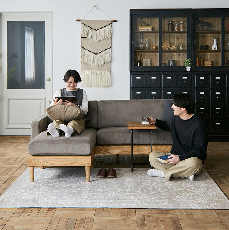 フリート カウチソファ コーデュロイライオンバーク