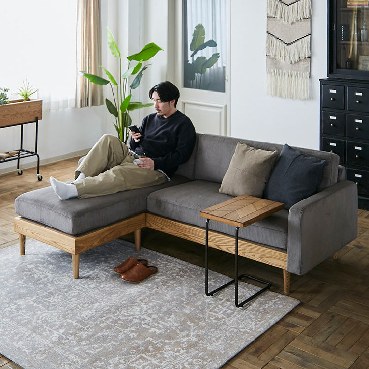 フリート カウチソファ コーデュロイライオンバーク