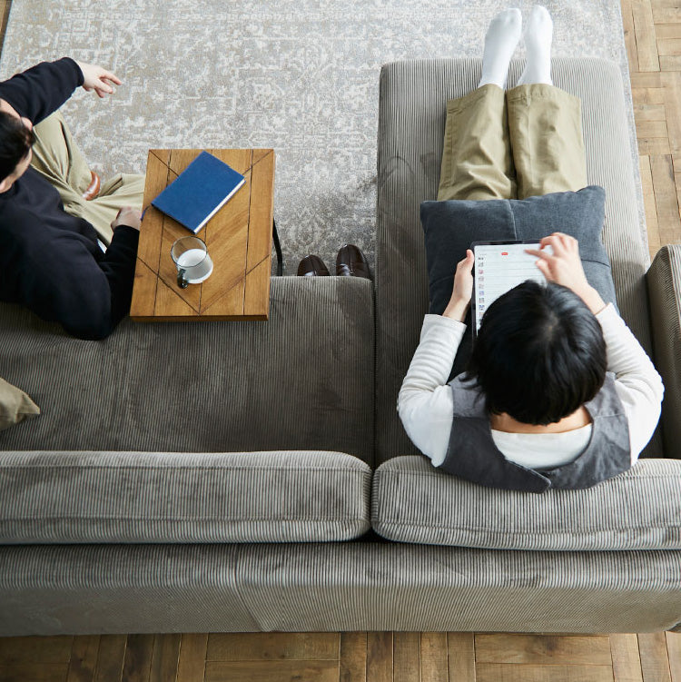 フリート カウチソファ コーデュロイライオンバーク