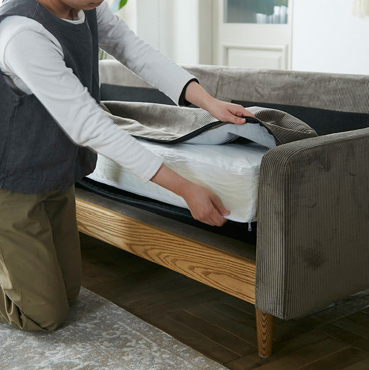 フリート カウチソファ コーデュロイライオンバーク