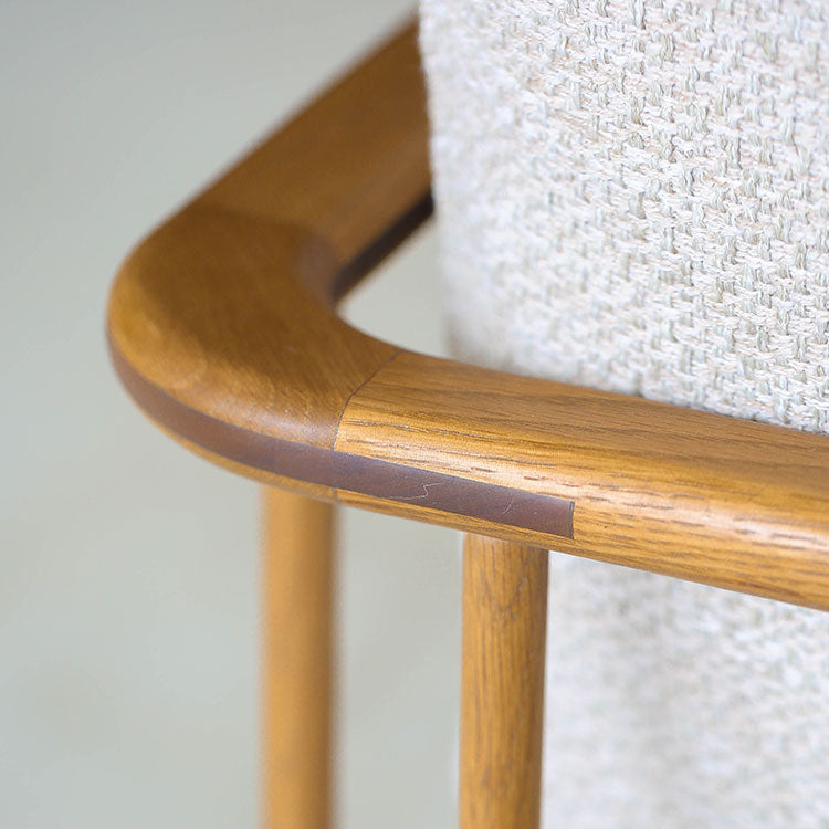 フーバソファ 3人掛け 両肘 ライトブラウン木脚