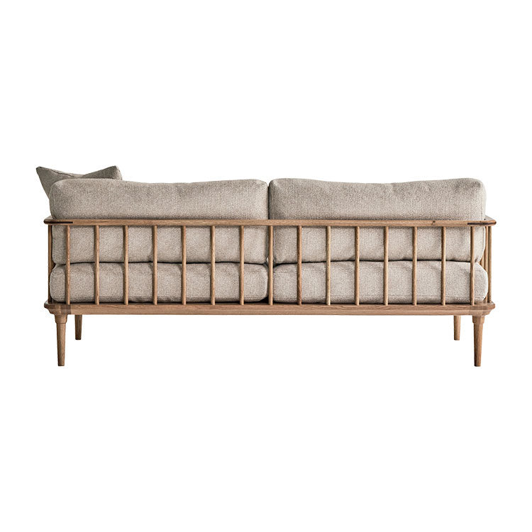 フーバソファ 3人掛け 両肘 ライトブラウン木脚