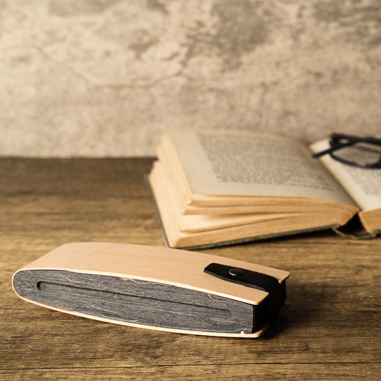 曲木のメガネケース　マルチ型