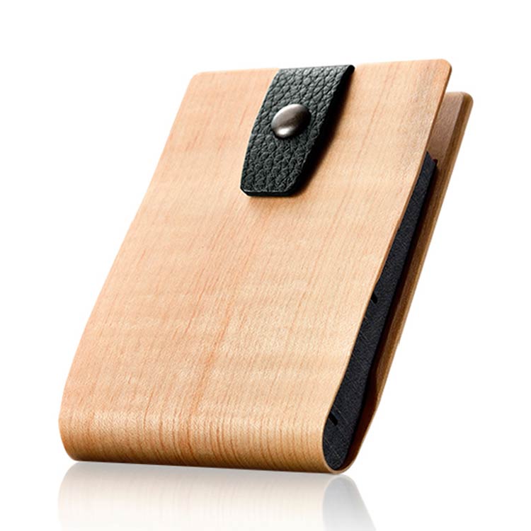 曲木の名刺入れ　タテ型コンパクト