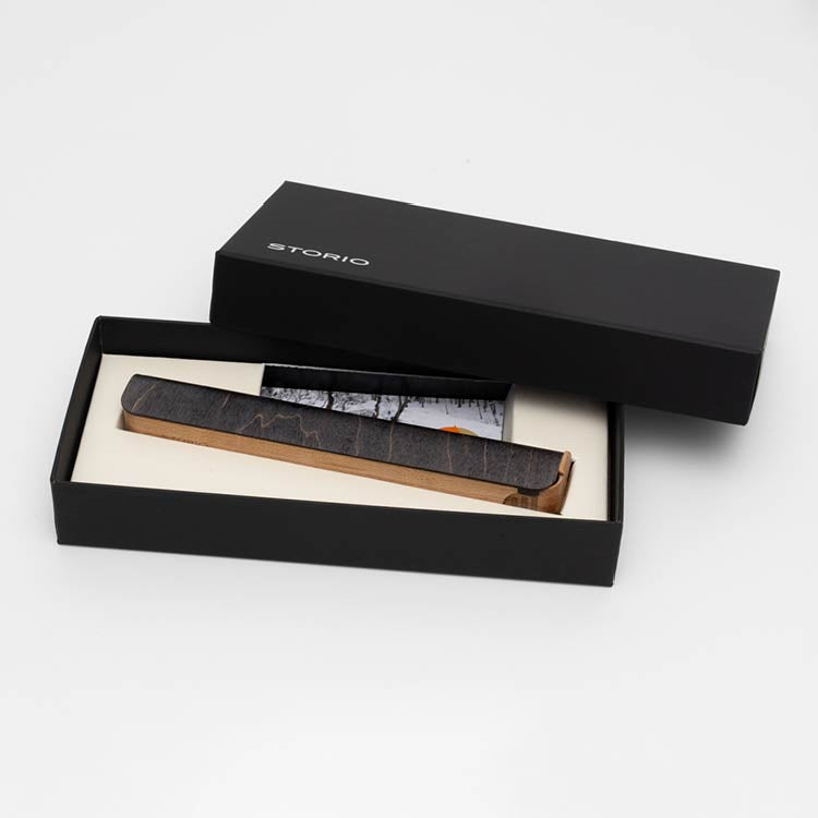 曲木の万年筆ケース　1本差し