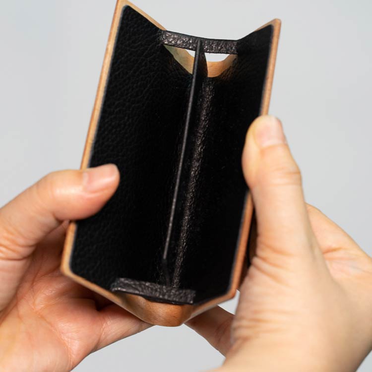 曲木の名刺入れ　ヨコ型