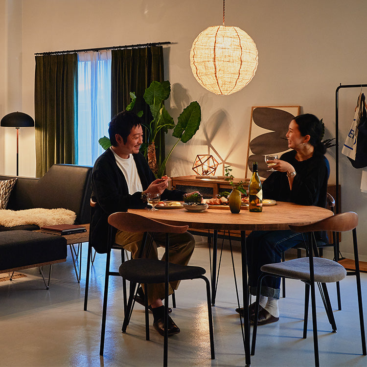 アトム ダイニングチェア 木色ブラウン