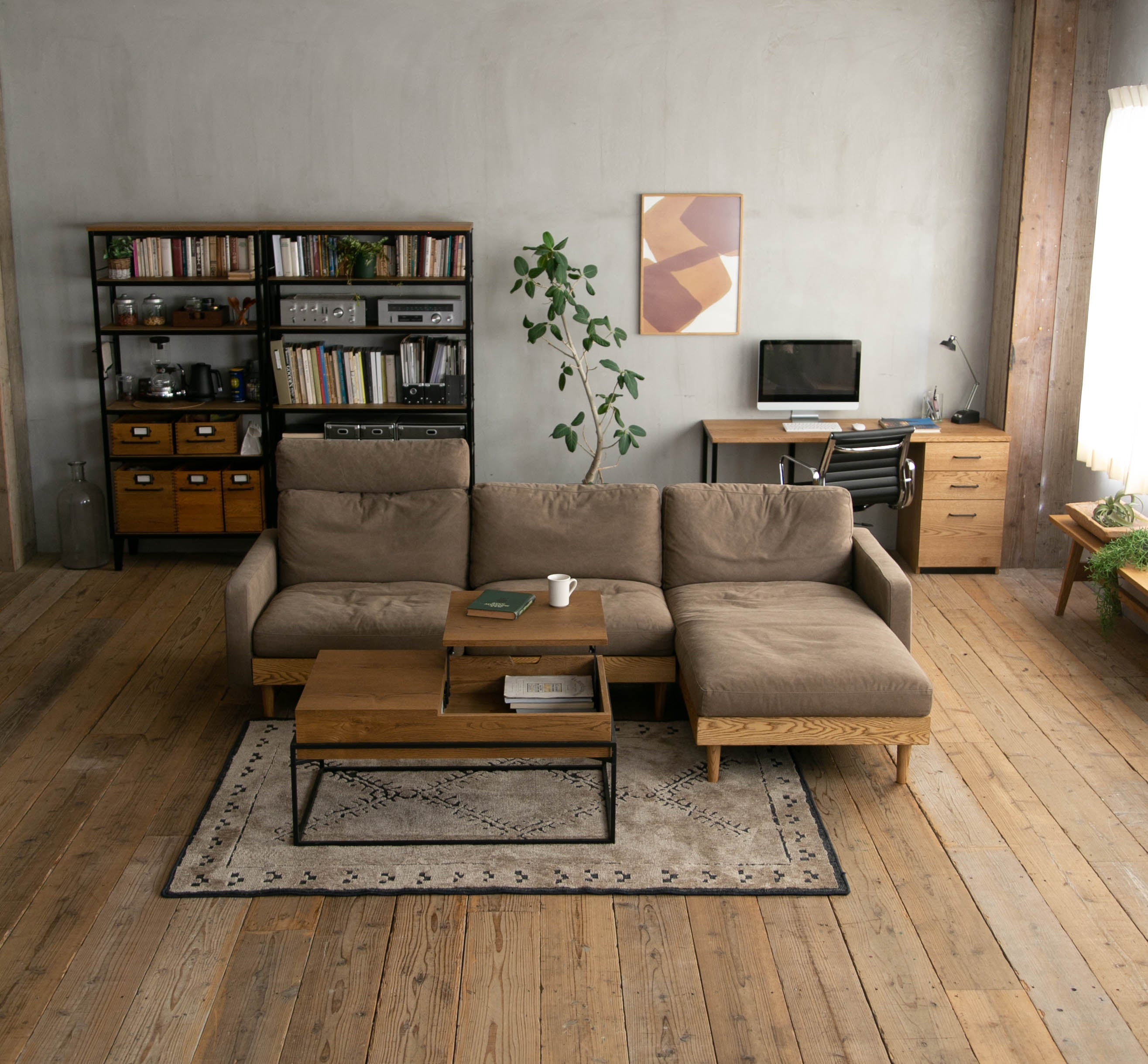 フリーダソファ 右カウチ