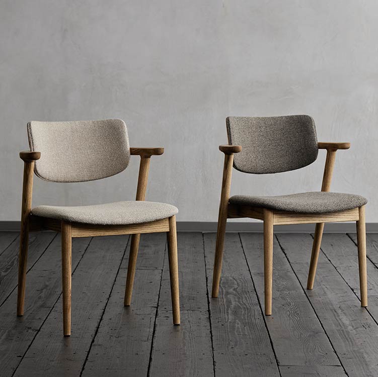 マルタ ダイニングチェア ショートアーム