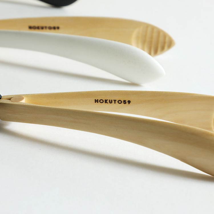 木製トング flamenco ホワイト色