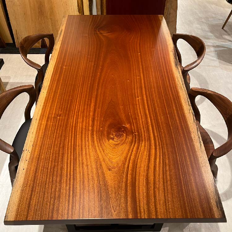 一枚板 サペリ(杢) 840-3/3-7-2 (W185cm) ダイニングテーブル