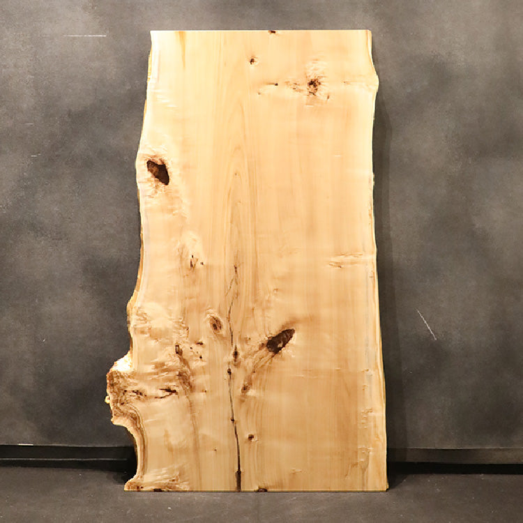 【SOLD OUT】一枚板　ポプラ　492-6-1　(W150cm)　ダイニングテーブル