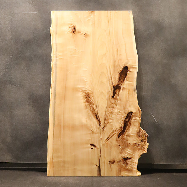 【SOLD OUT】一枚板　ポプラ　492-6-1　(W150cm)　ダイニングテーブル