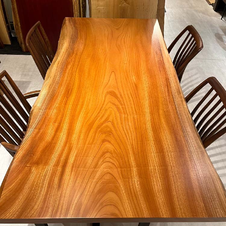 【SOLD OUT】一枚板　ケヤキ / 欅　K-HN-2206-842　(W200cm)
