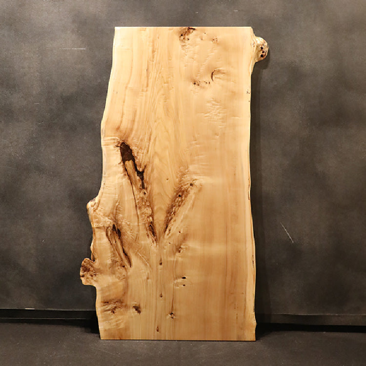【SOLD OUT】一枚板　ポプラ　492-5-1　(W160cm)　ダイニングテーブル