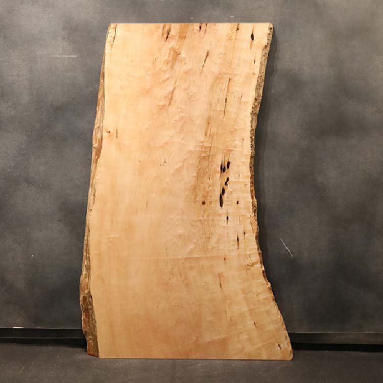 【SOLD OUT】一枚板　カエデ(杢)　782-1/2-2　(W165cm)　ダイニングテーブル