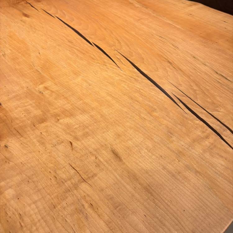 一枚板　カエデ　698-4　(W160cm)　アウトレット品　ダイニングテーブル