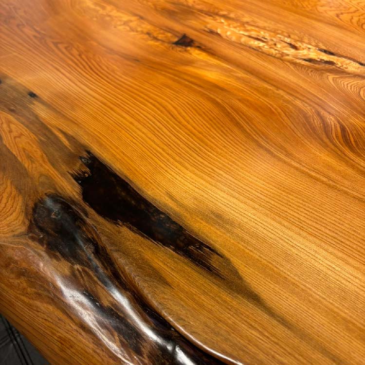 一枚板　屋久杉　N-Y19-2007　(W200cm)　ダイニングテーブル