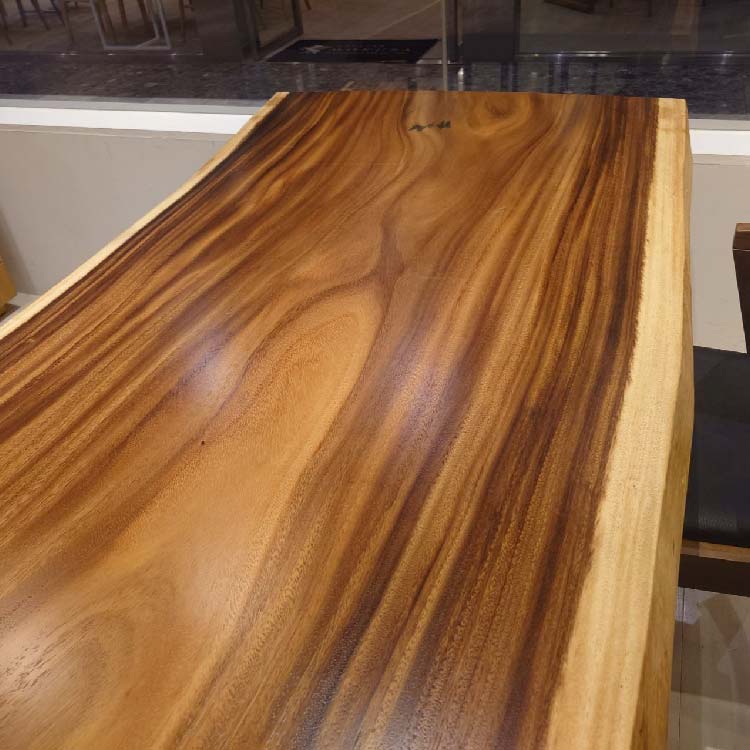【SOLD OUT】一枚板　モンキーポッド　061-9-9　(W170cm)　ダイニングテーブル