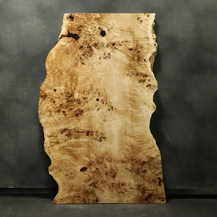 【SOLD OUT】一枚板　ポプラ(杢)　P35-6　(W160cm)　ダイニングテーブル