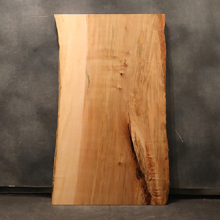 【SOLD OUT】一枚板　ソフトメープル(杢)　931-9　（W150cm）　ダイニングテーブル