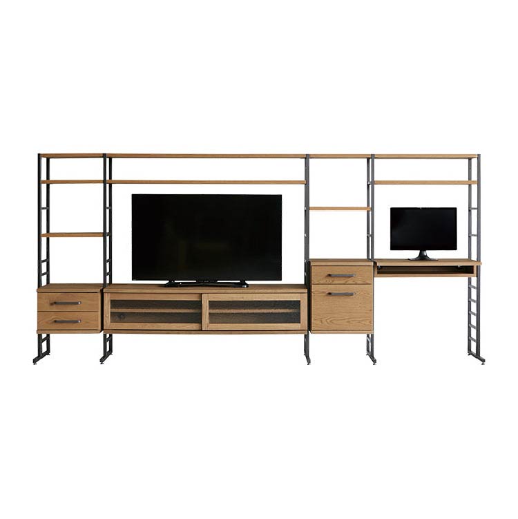 アトランダム リビングユニットシェルフ 322.5cm