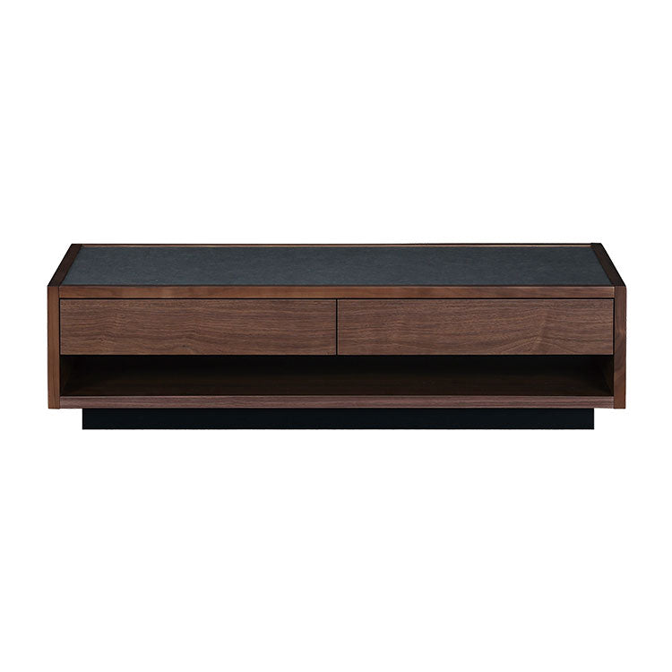 ティカ センターテーブル 幅122cm 引出付 国産 ウォールナット