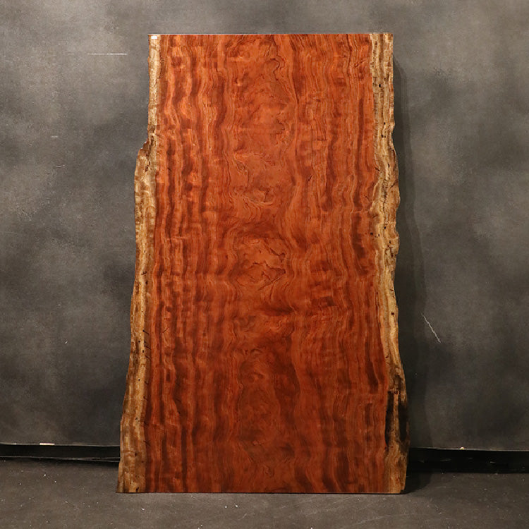 【SOLD OUT】一枚板テーブル (杢) ブビンガ　CN-F206-3005-1　(W155cm)