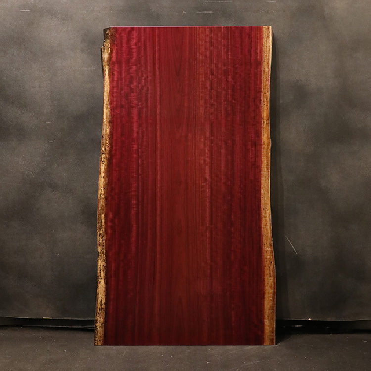 【SOLDOUT】一枚板　パープルハート(杢)　703-2/2-4-1　(W170㎝)アウトレット品