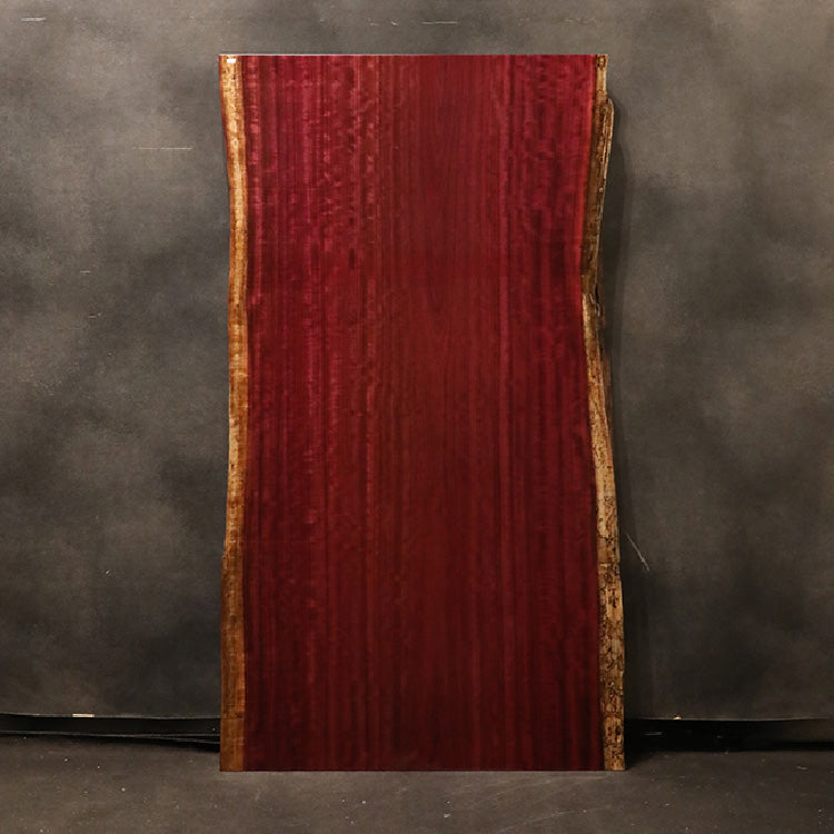 【SOLDOUT】一枚板　パープルハート(杢)　703-2/2-4-1　(W170㎝)アウトレット品